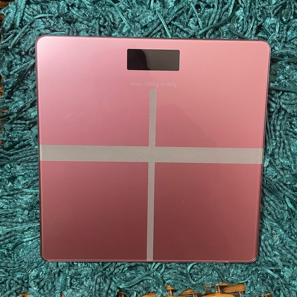 Pink Digital Bathroom Scale